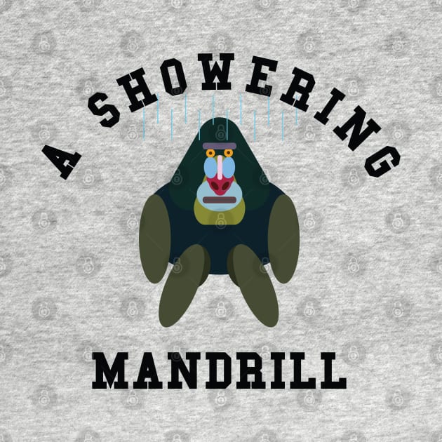 8ts Showering Mandrill by kewlwolf8ts